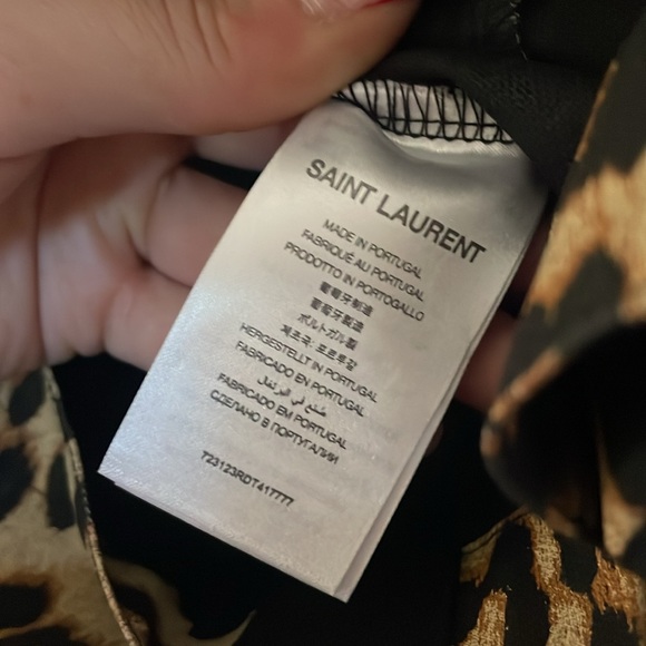 Yes Saint Laurent leopard tote bag 🐆 - Picture 7 of 10